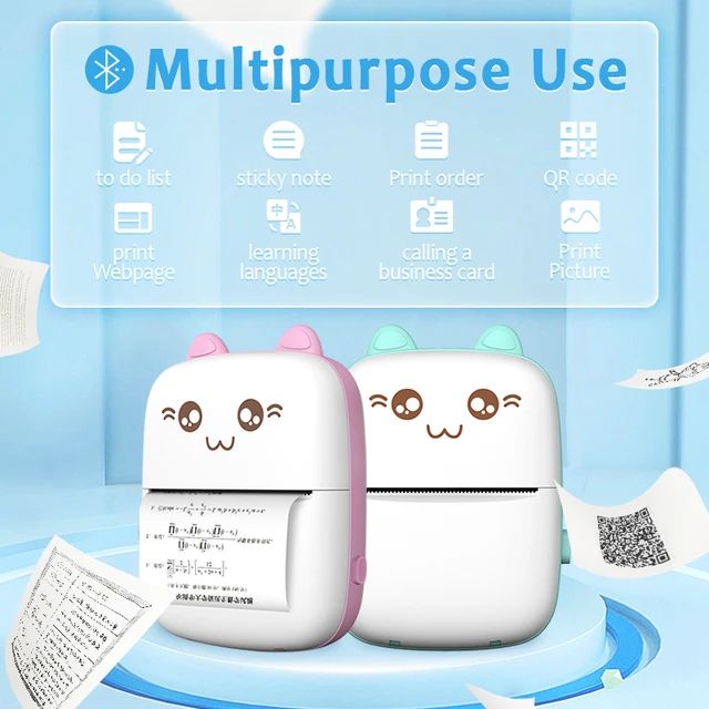 Inkless Bluetooth Pocket Printer