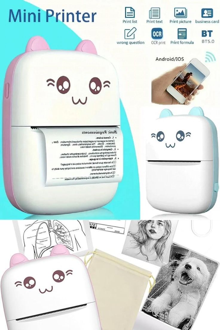 Inkless Bluetooth Pocket Printer