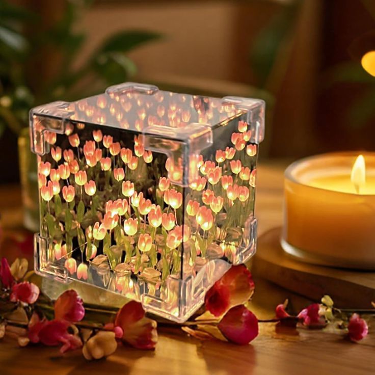 Decorative Tulip Mirror Lamp